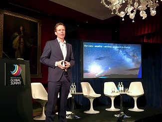 Marc van Weede speaking at the Innovate Finance Global Summit in London on April 29